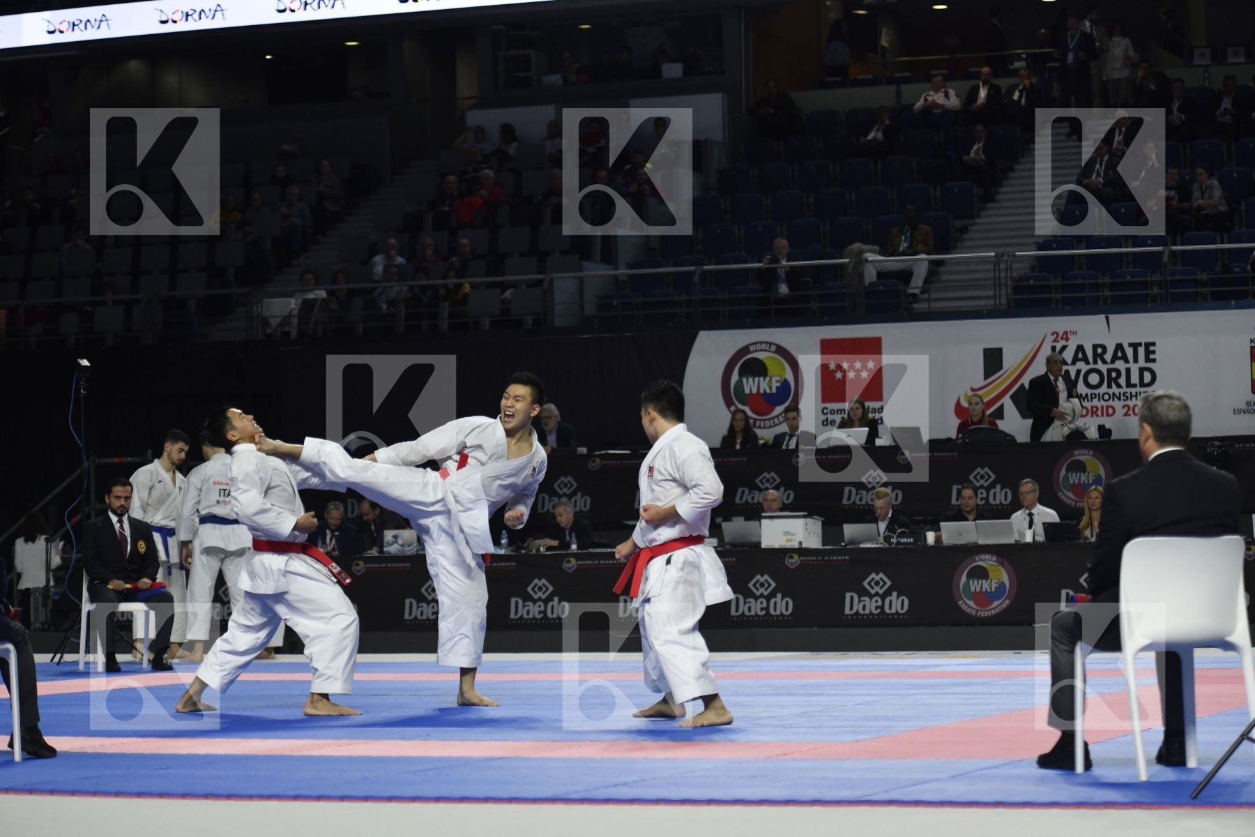 MALAYSIA (HOE, LEONG, OH THENG WEI) vs ITALY (GALLO, IODICE, PANAGIA) in Senior Team Male Kata - Bronze bout