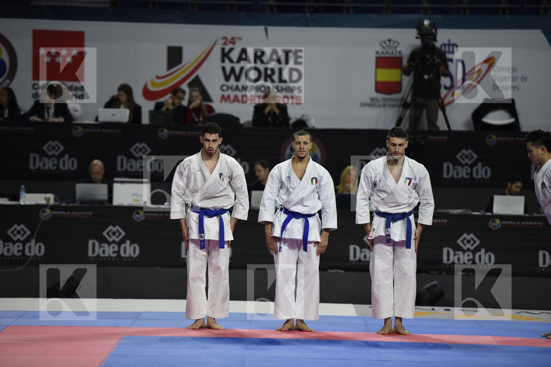 MALAYSIA (HOE, LEONG, OH THENG WEI) vs ITALY (GALLO, IODICE, PANAGIA) in Senior Team Male Kata - Bronze bout