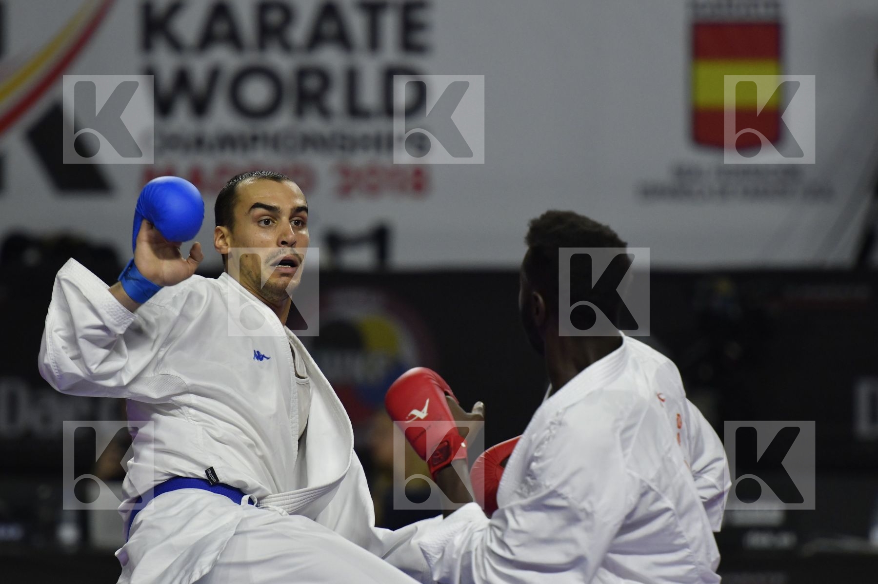 SENEGAL (CISSE, DIOP, GUEYE, MBAYE, NDOUR, SENE) vs ITALY (EL SHARABY, JENDOUBI, MAESTRI, MARESCA, MARINO, MARTINA, MINARDI) in Senior Team Male Kumite - Bronze bout