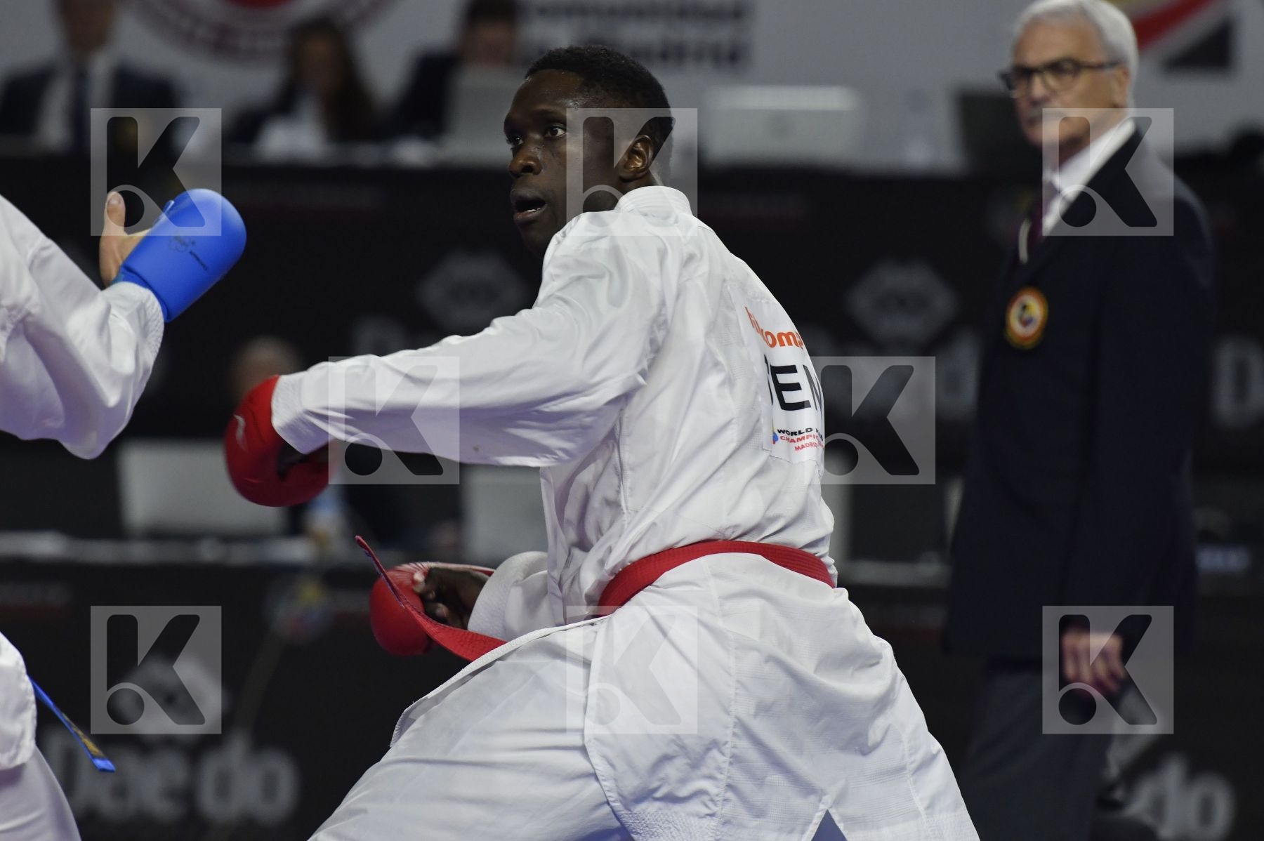 SENEGAL (CISSE, DIOP, GUEYE, MBAYE, NDOUR, SENE) vs ITALY (EL SHARABY, JENDOUBI, MAESTRI, MARESCA, MARINO, MARTINA, MINARDI) in Senior Team Male Kumite - Bronze bout