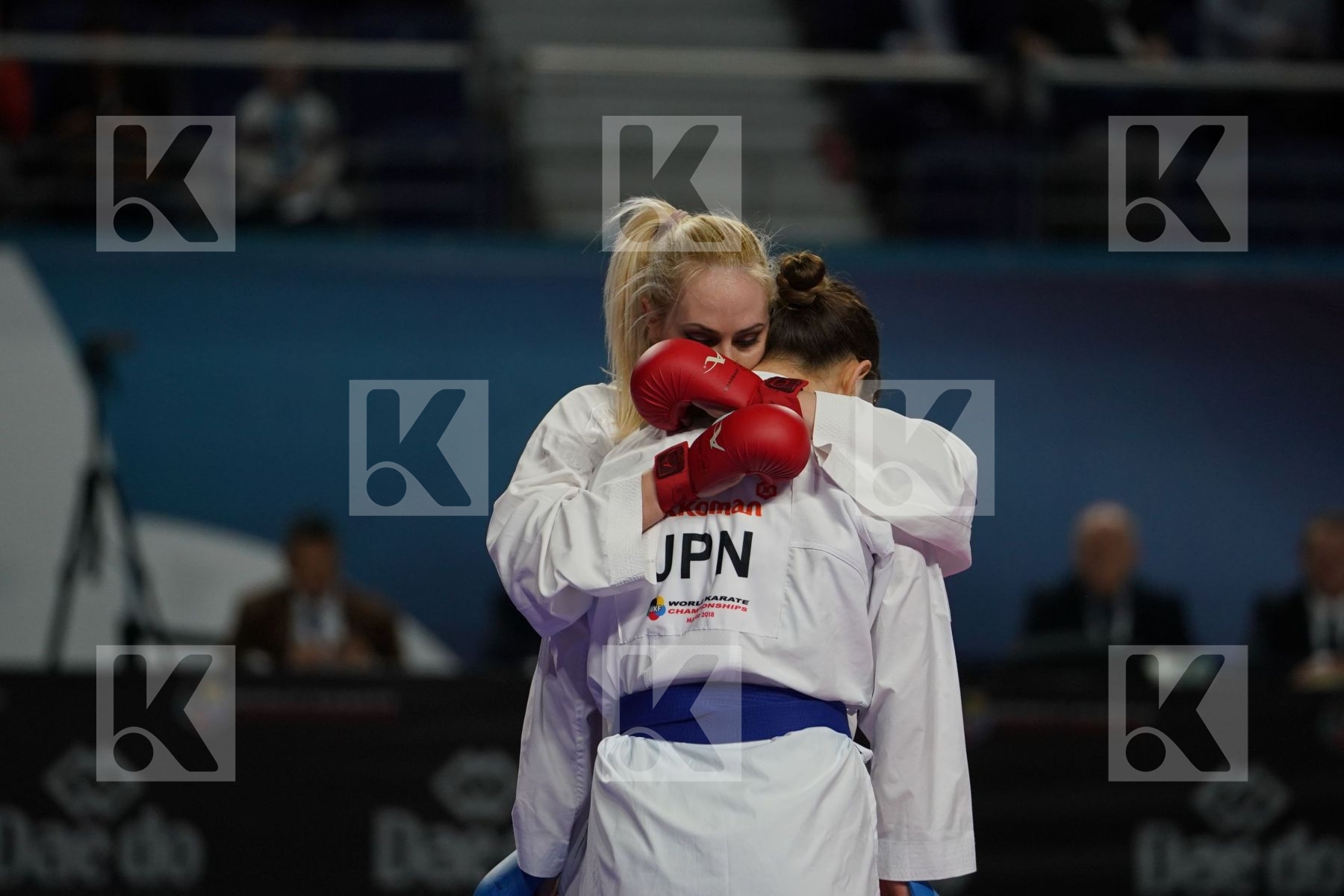 ELENI CHATZILIADOU (GREECE) vs AYUMI UEKUSA (JAPAN) in Senior Kumite 68+ Kg - Final bout