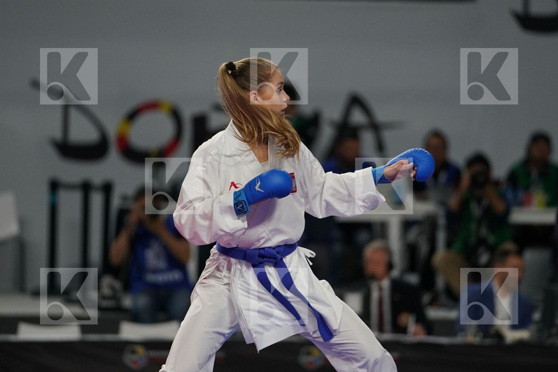 JANA BITSCH (GERMANY) vs DOROTA BANASZCZYK (POLAND) in Senior Kumite -55 Kg - Final bout