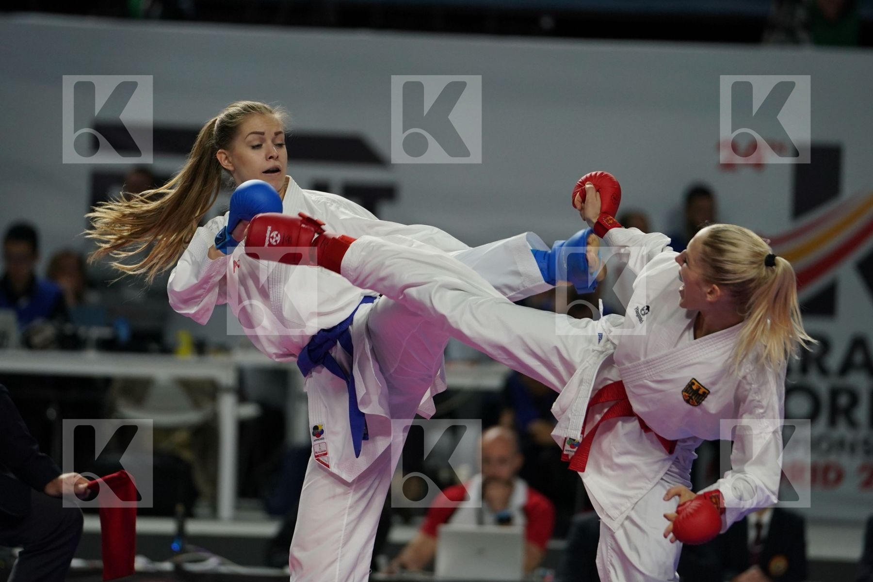JANA BITSCH (GERMANY) vs DOROTA BANASZCZYK (POLAND) in Senior Kumite -55 Kg - Final bout