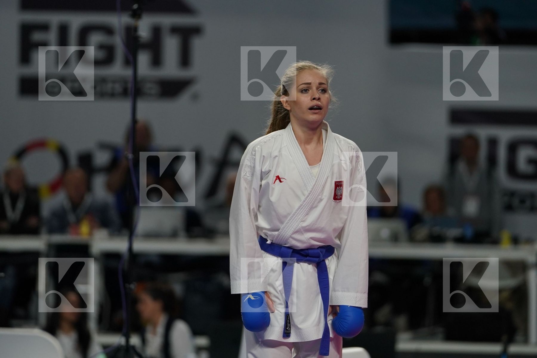 JANA BITSCH (GERMANY) vs DOROTA BANASZCZYK (POLAND) in Senior Kumite -55 Kg - Final bout