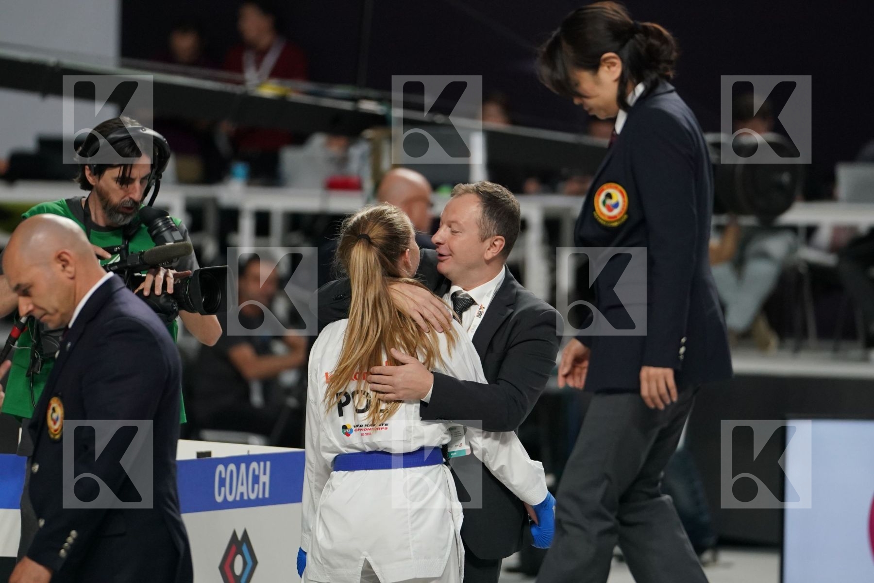 JANA BITSCH (GERMANY) vs DOROTA BANASZCZYK (POLAND) in Senior Kumite -55 Kg - Final bout