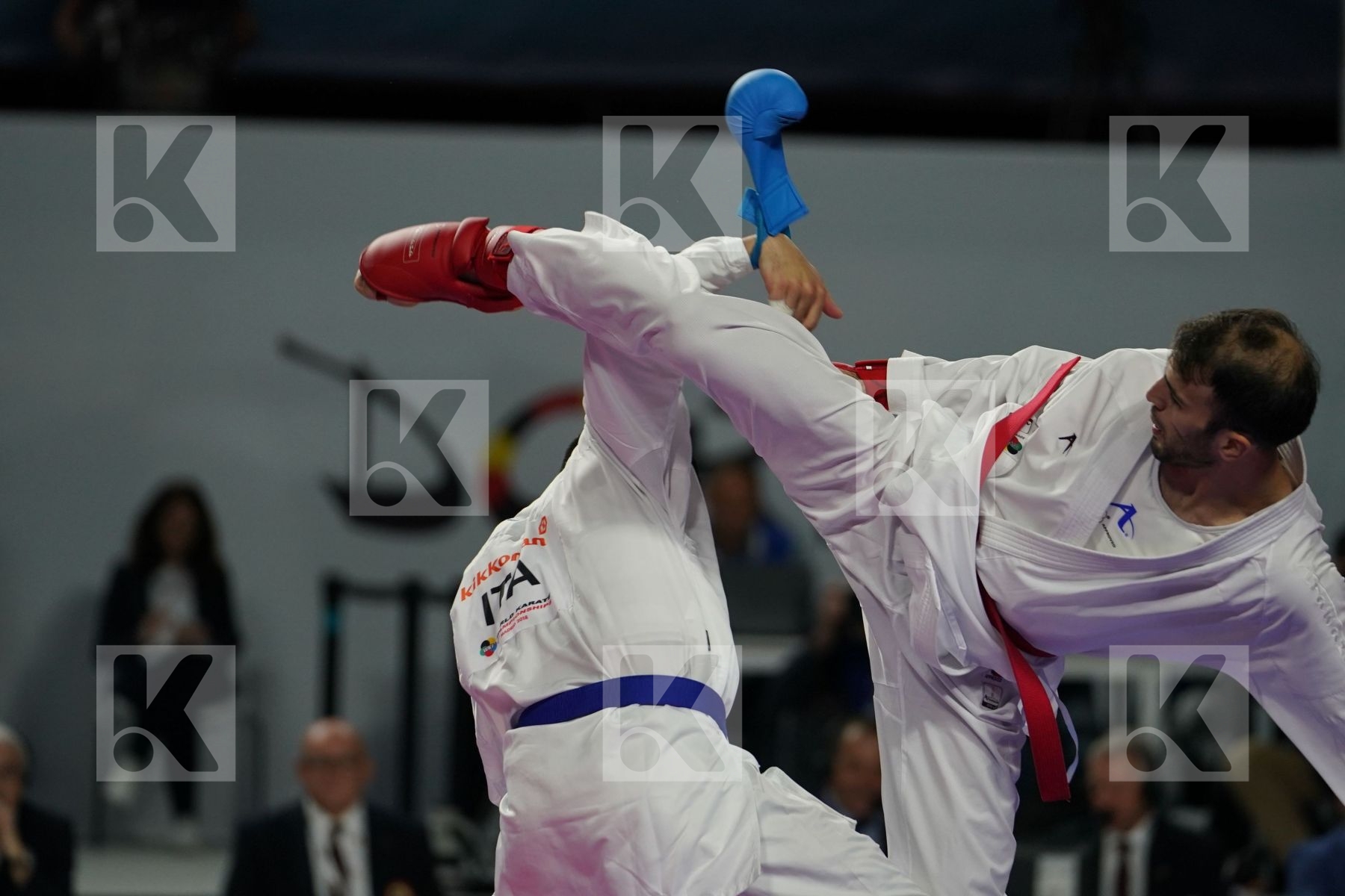 BAHMAN ASGARI GHONCHEH (ISLAMIC REPUBLIC OF IRAN) vs LUIGI BUSA (ITALY) in Senior Kumite Ð 75 Kg - Final bout