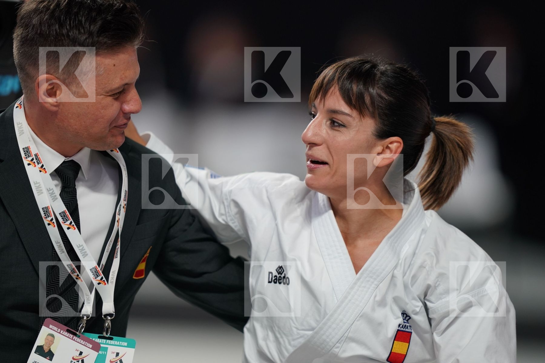 SANDRA SANCHEZ JAIME (SPAIN) vs KIYOU SHIMIZU (JAPAN) in Senior Female Kata - Final bout