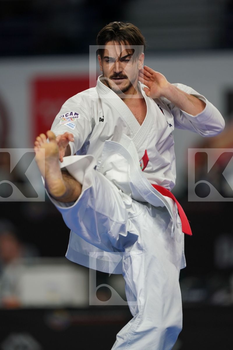 DAMIAN HUGO QUINTERO CAPDEVILA (SPAIN) vs RYO KIYUNA (JAPAN) in Senior Male Kata - Final bout