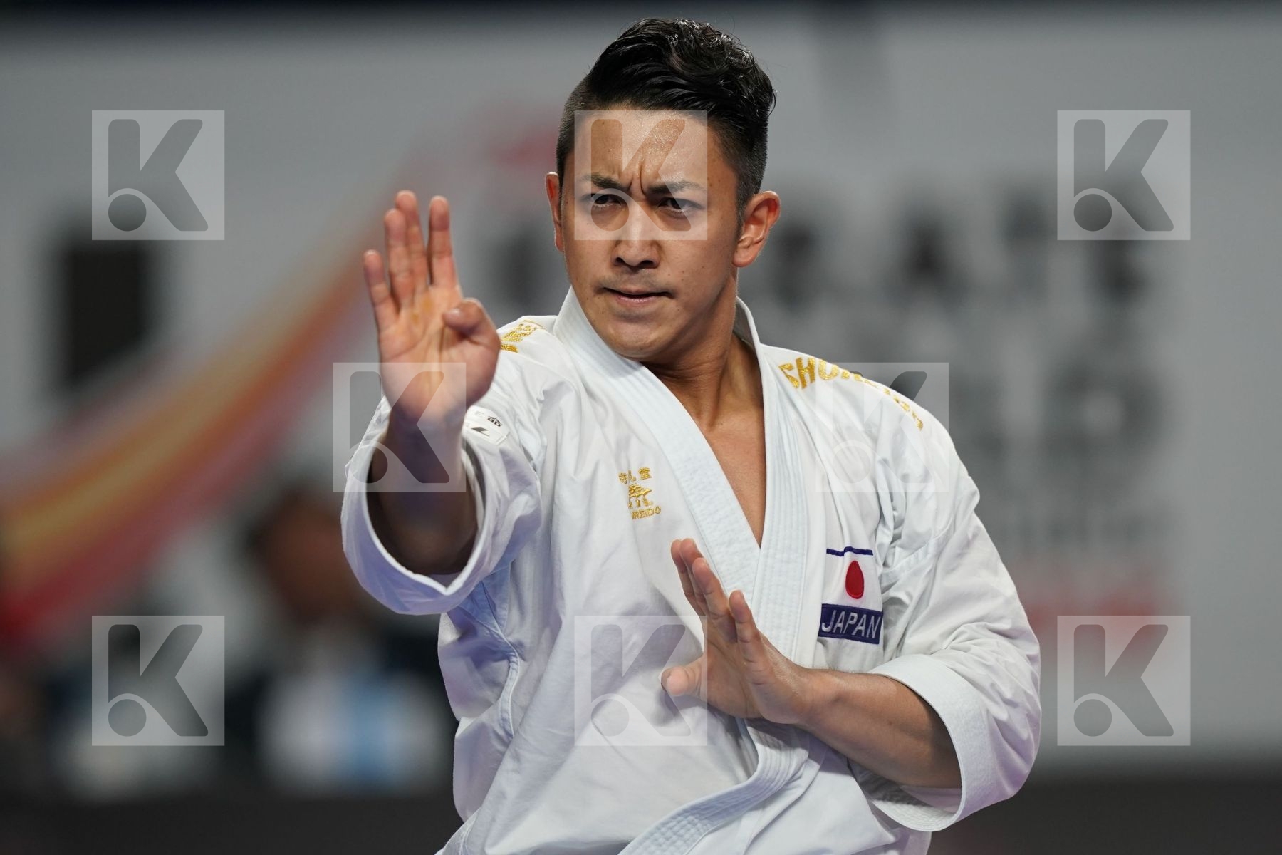 DAMIAN HUGO QUINTERO CAPDEVILA (SPAIN) vs RYO KIYUNA (JAPAN) in Senior Male Kata - Final bout