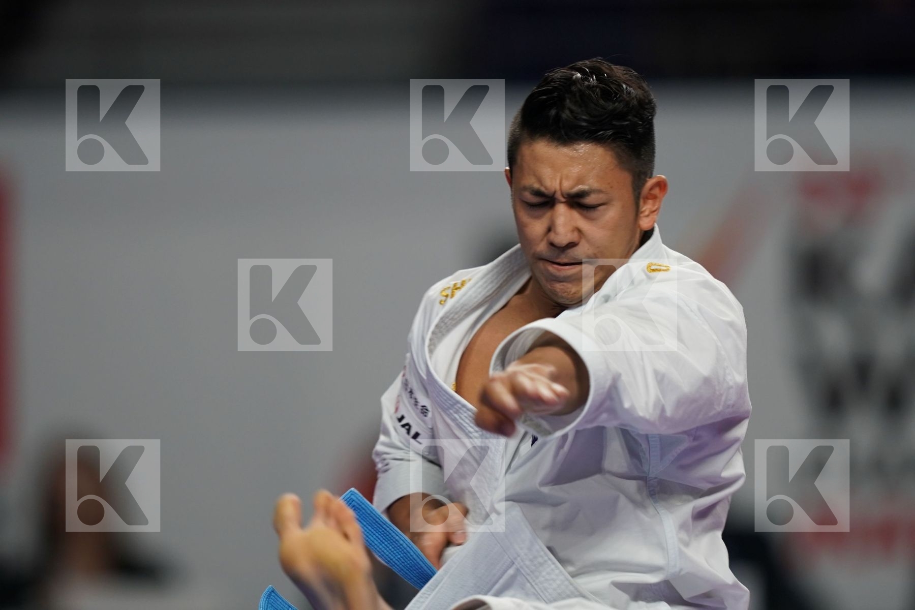 DAMIAN HUGO QUINTERO CAPDEVILA (SPAIN) vs RYO KIYUNA (JAPAN) in Senior Male Kata - Final bout