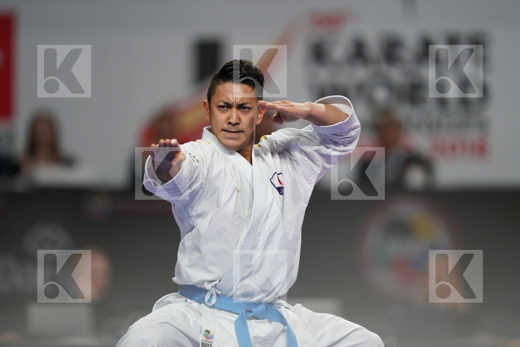 DAMIAN HUGO QUINTERO CAPDEVILA (SPAIN) vs RYO KIYUNA (JAPAN) in Senior Male Kata - Final bout