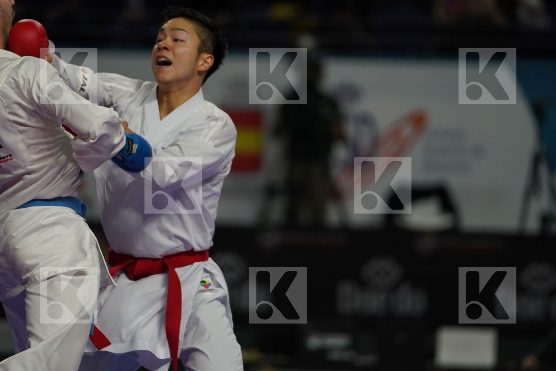 NAOTO SAGO (JAPAN) vs ANGELO CRESCENZO (ITALY) in Senior Kumite -60 Kg - Final bout