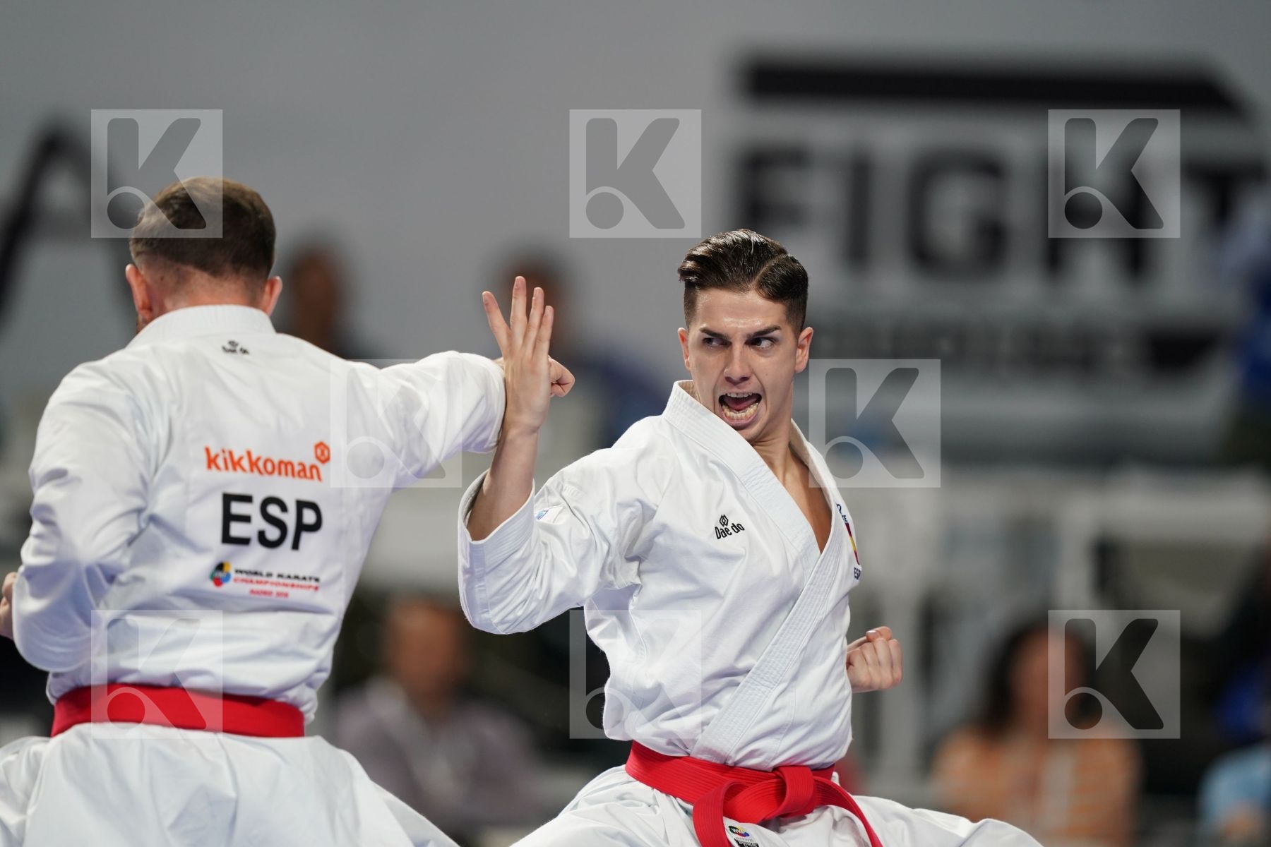 SPAIN(CARBONELL LOPEZ, GALAN LOPEZ, SALAZAR JOVER) in Senior Team Male Kata - Final bout