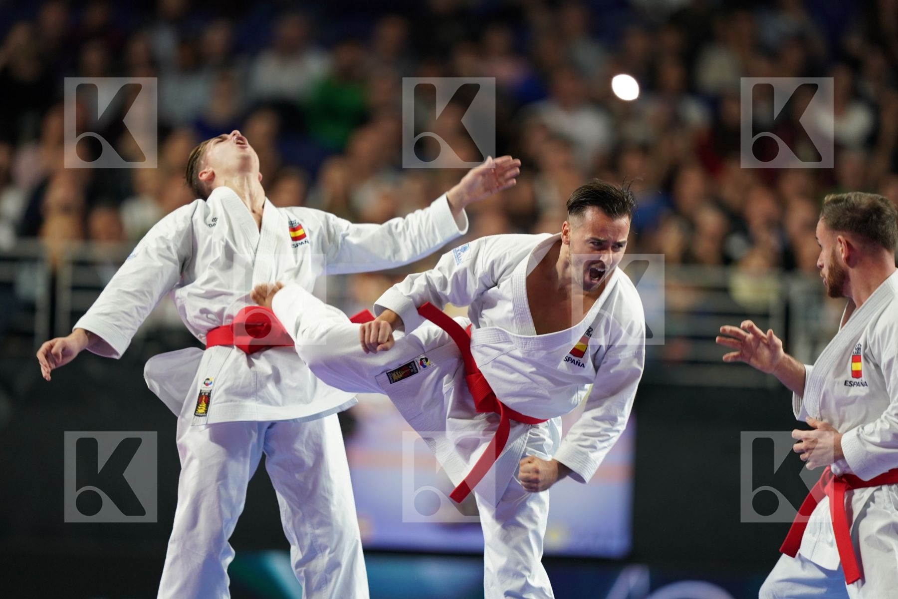 SPAIN(CARBONELL LOPEZ, GALAN LOPEZ, SALAZAR JOVER) in Senior Team Male Kata - Final bout