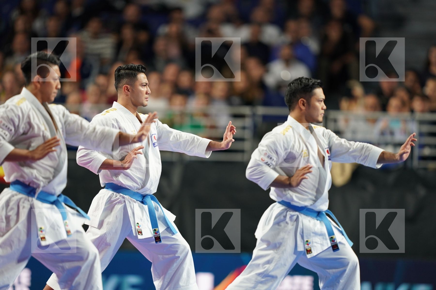 JAPAN (KINJO, KIYUNA, UEMURA) in Senior Team Male Kata - Final bout