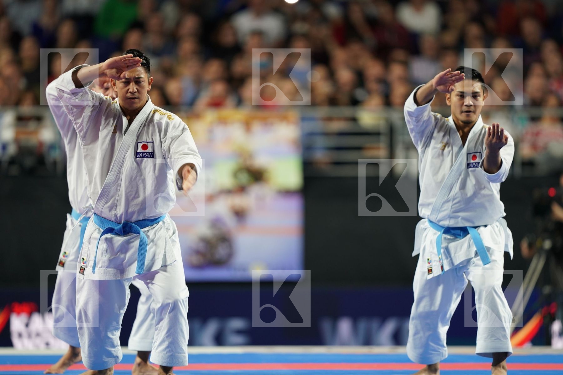 JAPAN (KINJO, KIYUNA, UEMURA) in Senior Team Male Kata - Final bout