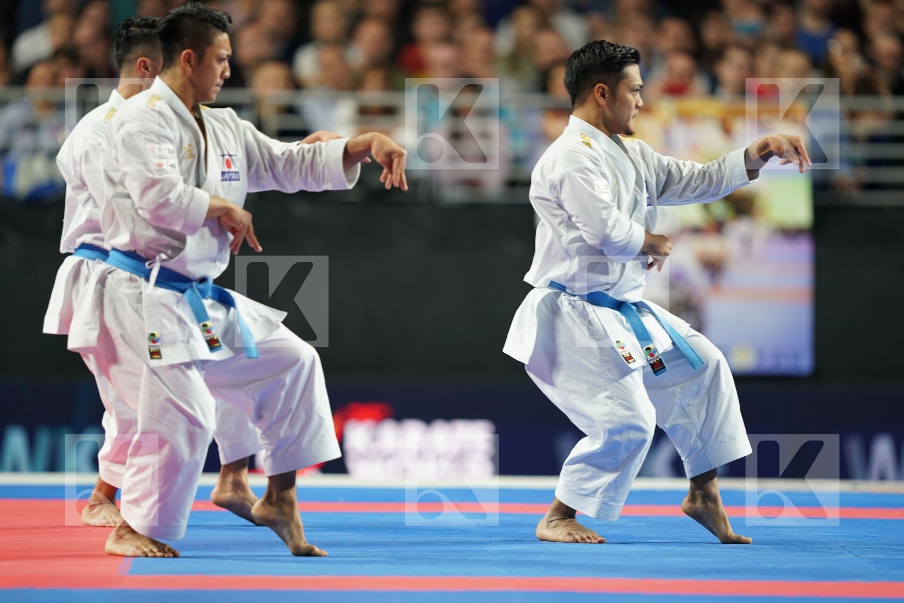 JAPAN (KINJO, KIYUNA, UEMURA) in Senior Team Male Kata - Final bout