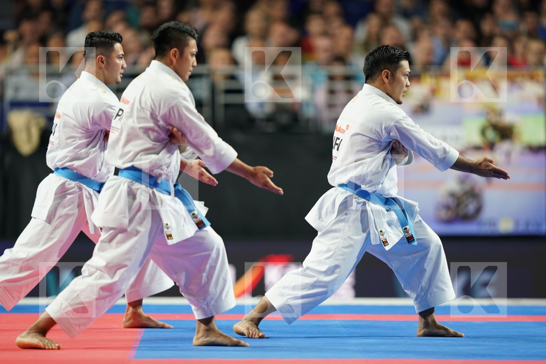 JAPAN (KINJO, KIYUNA, UEMURA) in Senior Team Male Kata - Final bout