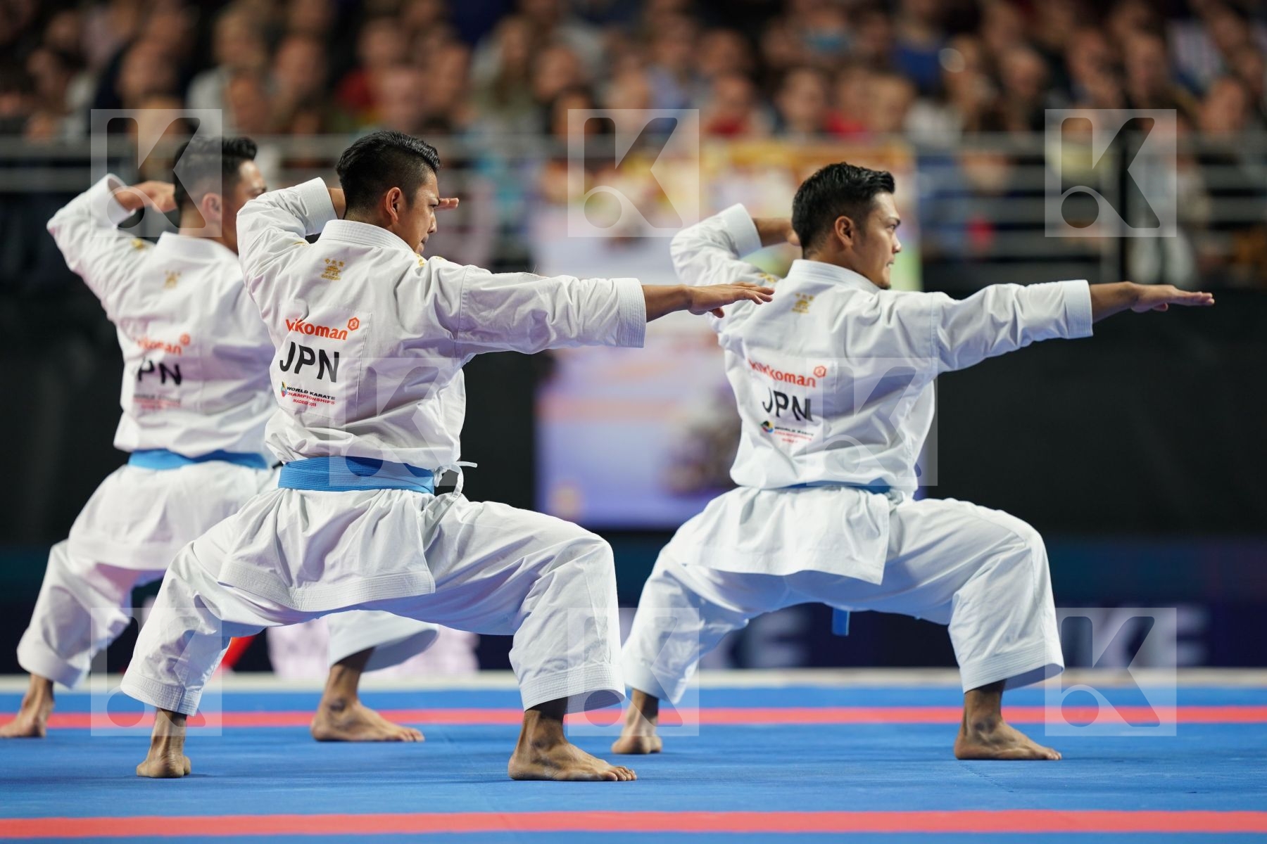 JAPAN (KINJO, KIYUNA, UEMURA) in Senior Team Male Kata - Final bout