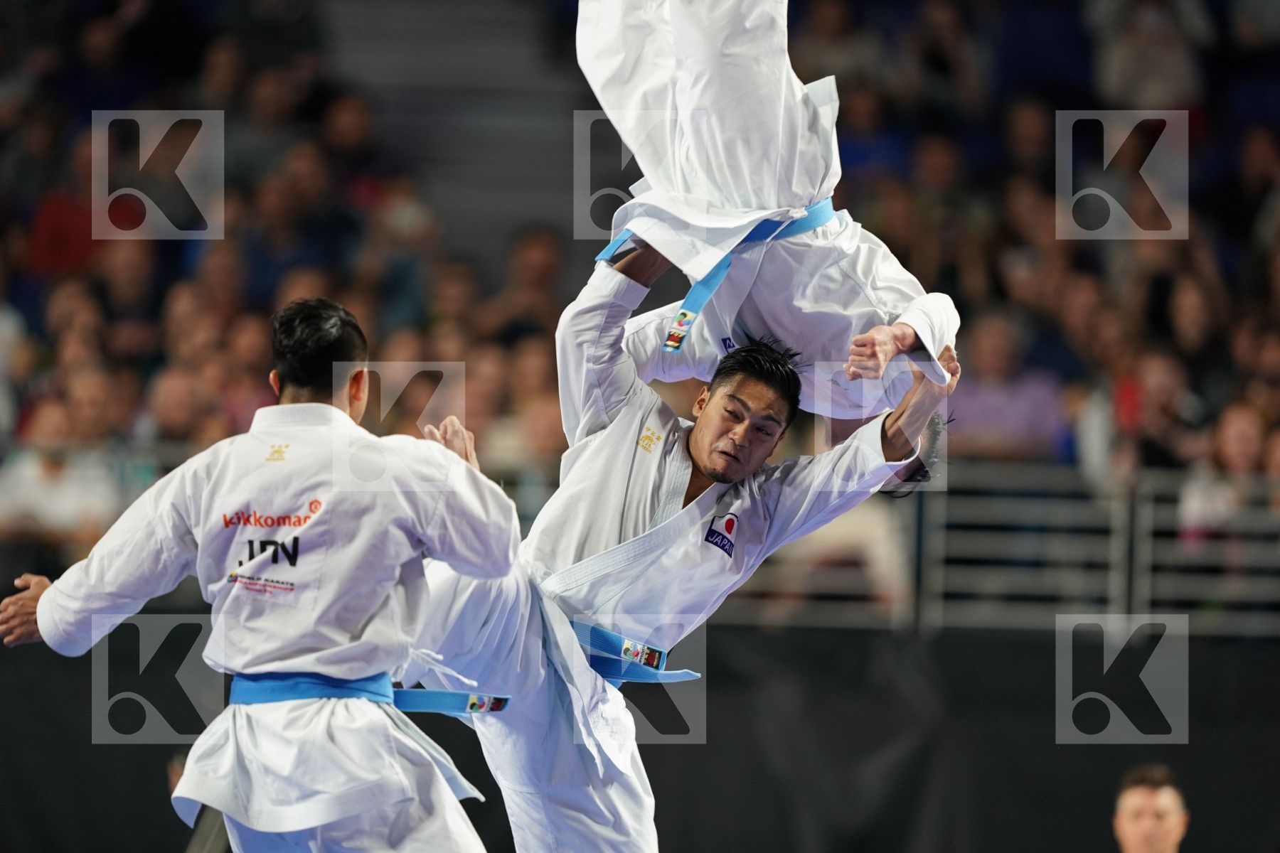 JAPAN (KINJO, KIYUNA, UEMURA) in Senior Team Male Kata - Final bout
