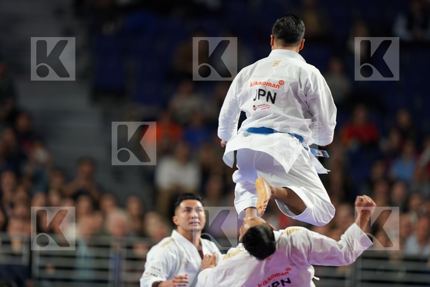 JAPAN (KINJO, KIYUNA, UEMURA) in Senior Team Male Kata - Final bout