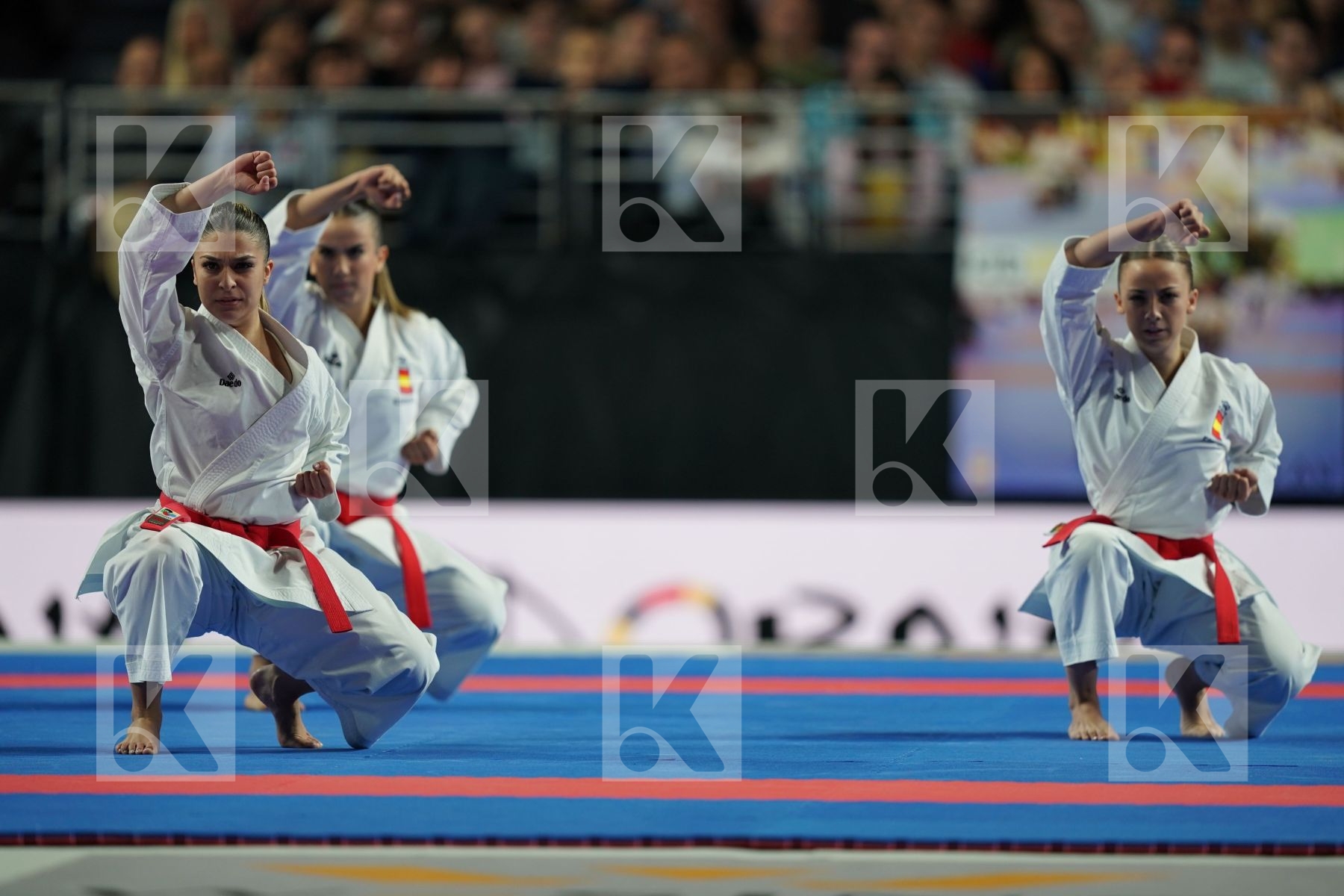 SPAIN(GARCIA LOZANO, RODRIGUEZ ENCABO, ROY RUBIO) in Senior Team Female Kata - Final bout