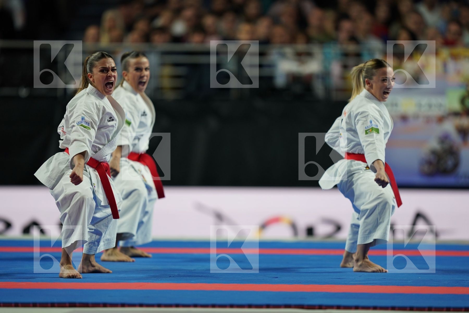 SPAIN(GARCIA LOZANO, RODRIGUEZ ENCABO, ROY RUBIO) in Senior Team Female Kata - Final bout