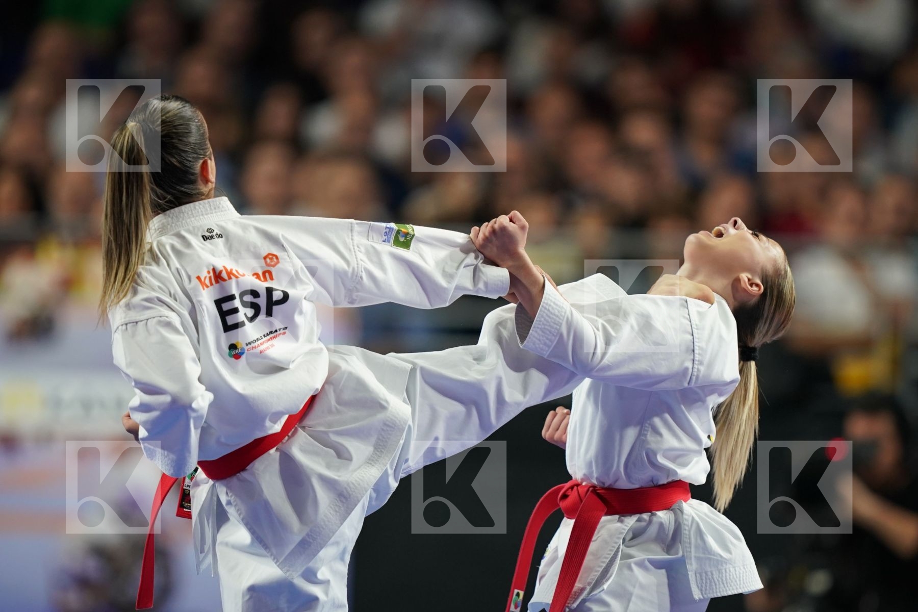 SPAIN(GARCIA LOZANO, RODRIGUEZ ENCABO, ROY RUBIO) in Senior Team Female Kata - Final bout