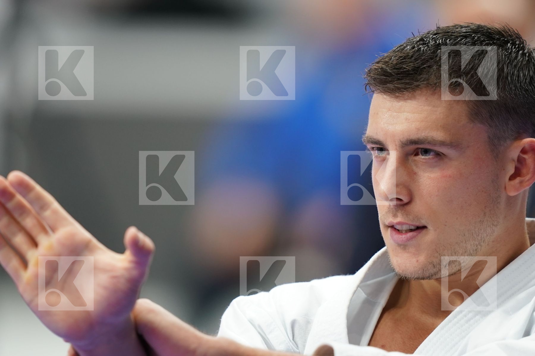 MATTIA BUSATO (ITALY) in Senior Male Kata - Qualification