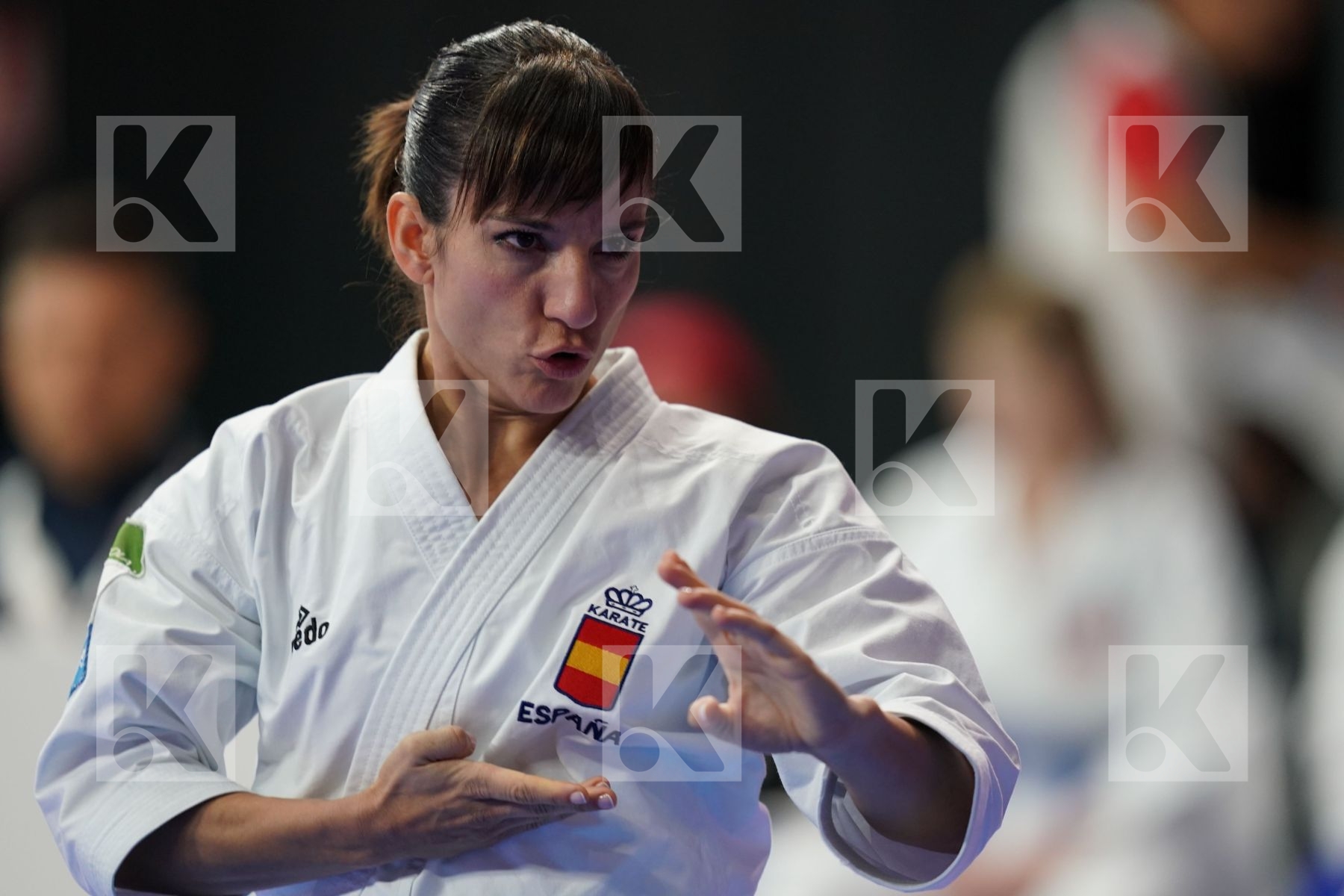 SANDRA SANCHEZ JAIME (SPAIN) in Senior Female Kata - Qualification