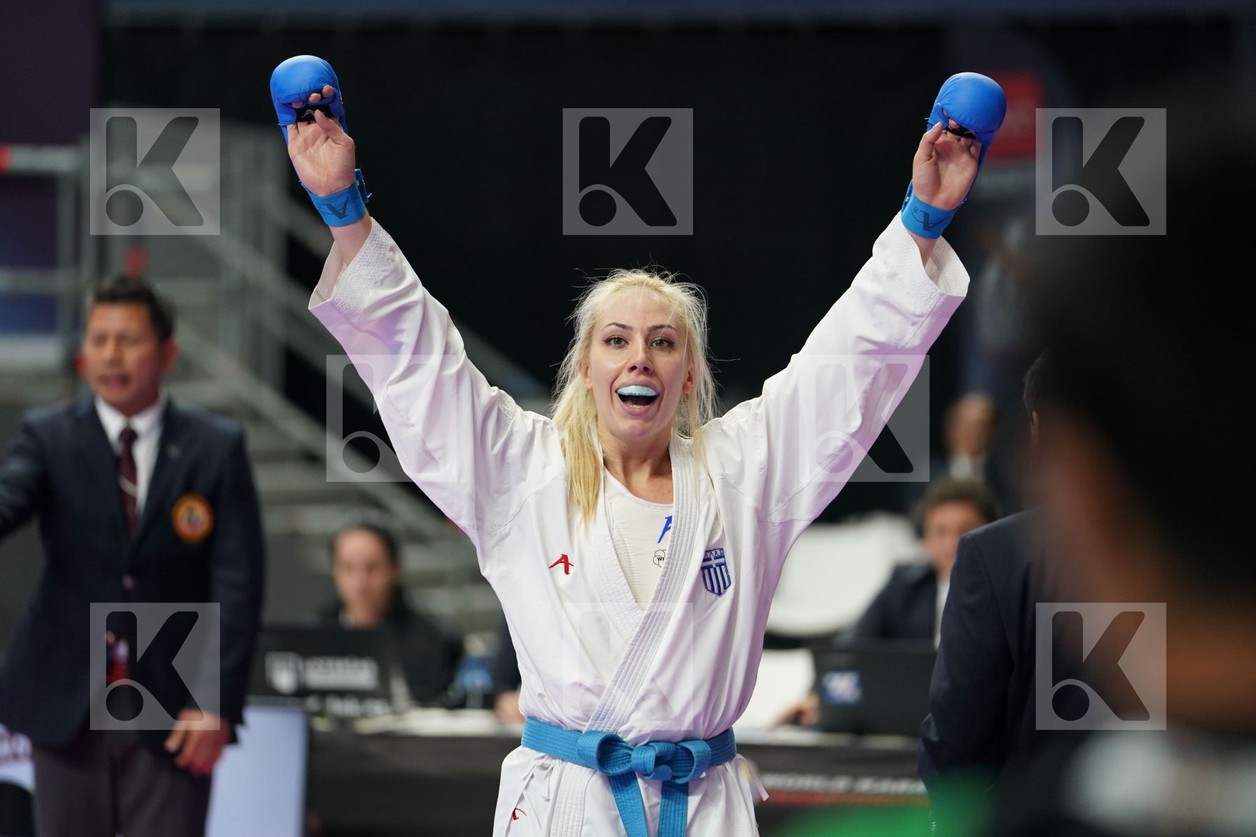 ELENI CHATZILIADOU (GREECE) in Senior Kumite 68+ Kg - Qualification