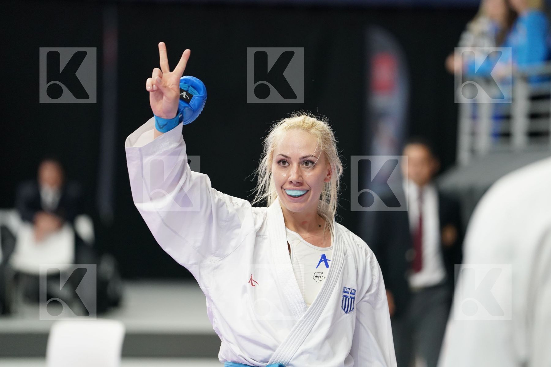 ELENI CHATZILIADOU (GREECE) in Senior Kumite 68+ Kg - Qualification
