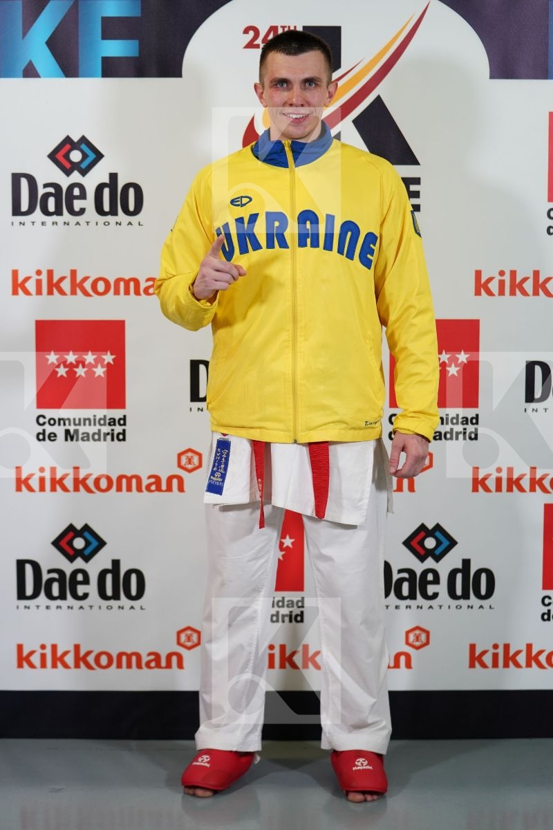 VALERII CHOBOTAR (UKRAINE) in Senior Kumite Ð 84 Kg - Qualification