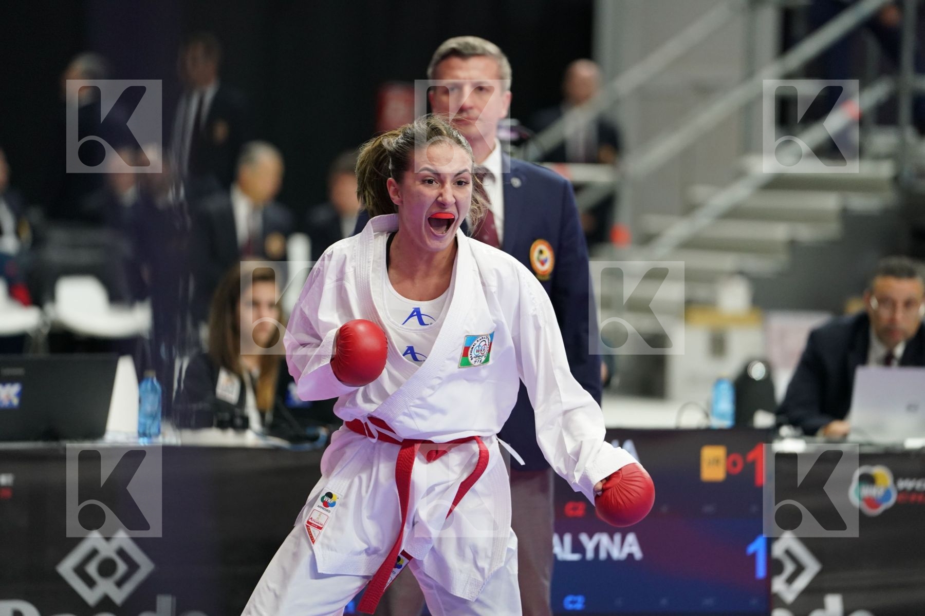 IRINA ZARETSKA (AZERBAIJAN) in Senior Kumite Ð 68 Kg - Qualification
