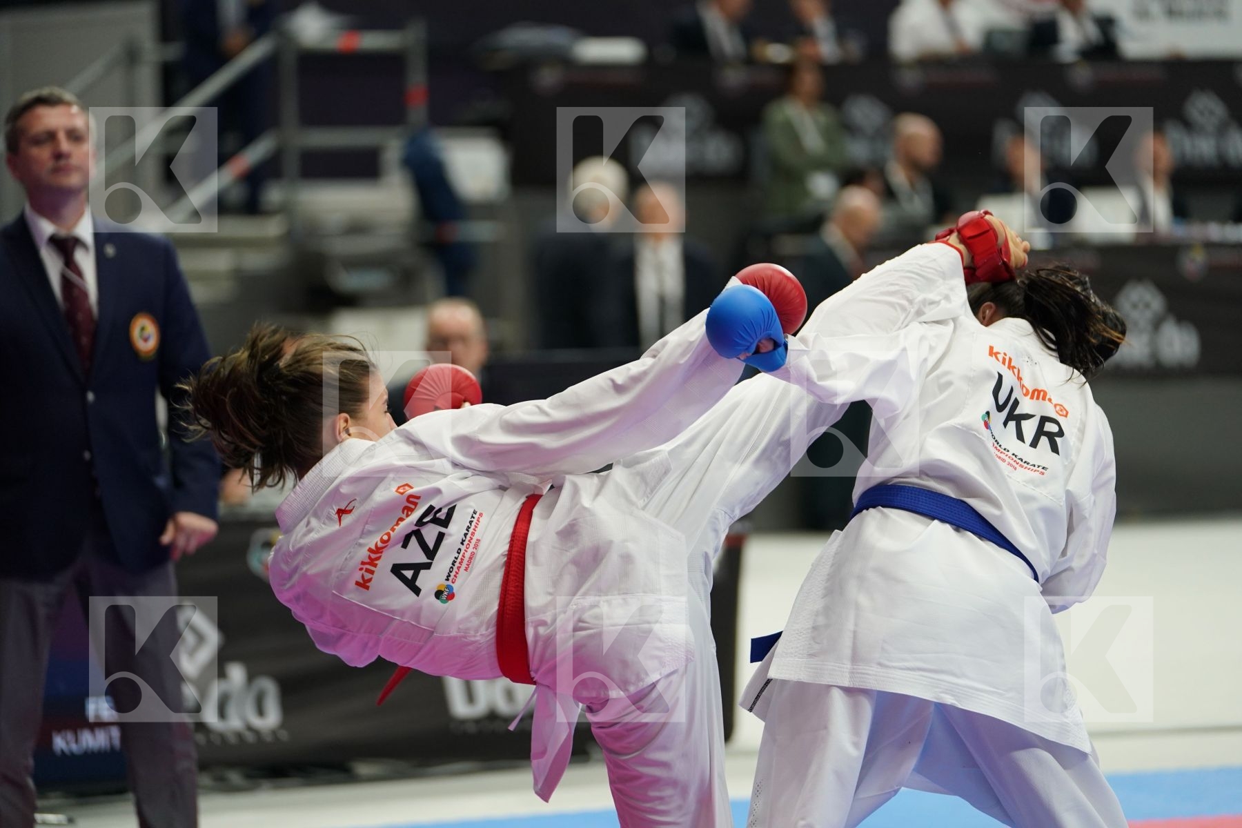 IRINA ZARETSKA (AZERBAIJAN) in Senior Kumite Ð 68 Kg - Qualification