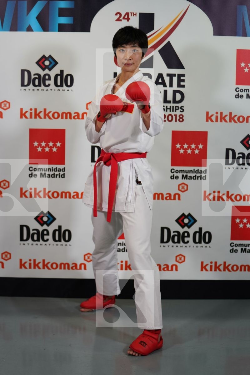 YIN XIAOYAN (CHINA) in Senior Kumite Ð 61 Kg - Qualification