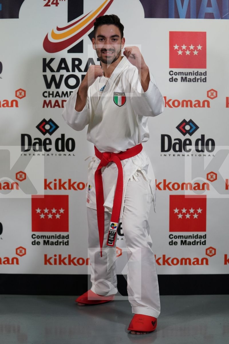 ANGELO CRESCENZO (ITALY) in Senior Kumite -60 Kg - Qualification