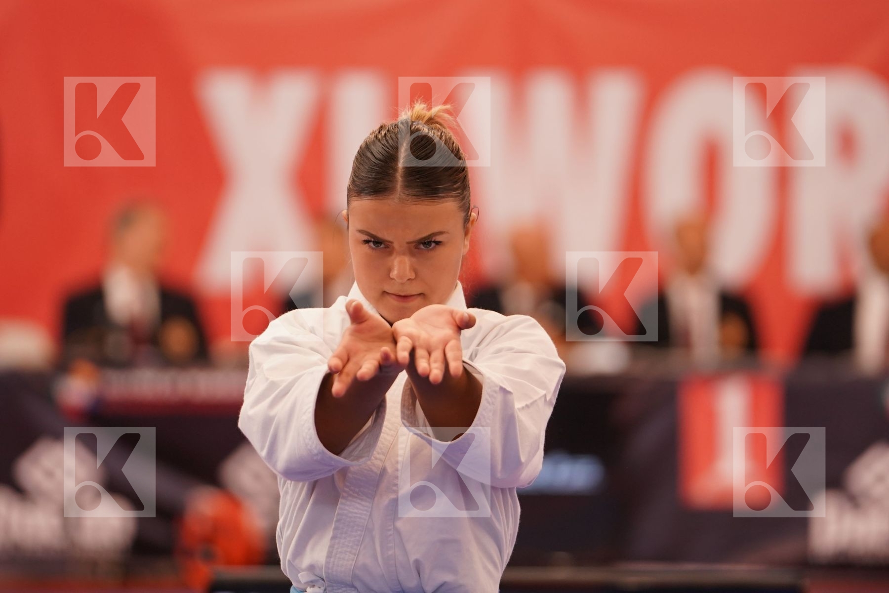 SAMPIERI CASSANDRA (FRANCE) in Cadet Kata Female - Bronze bout