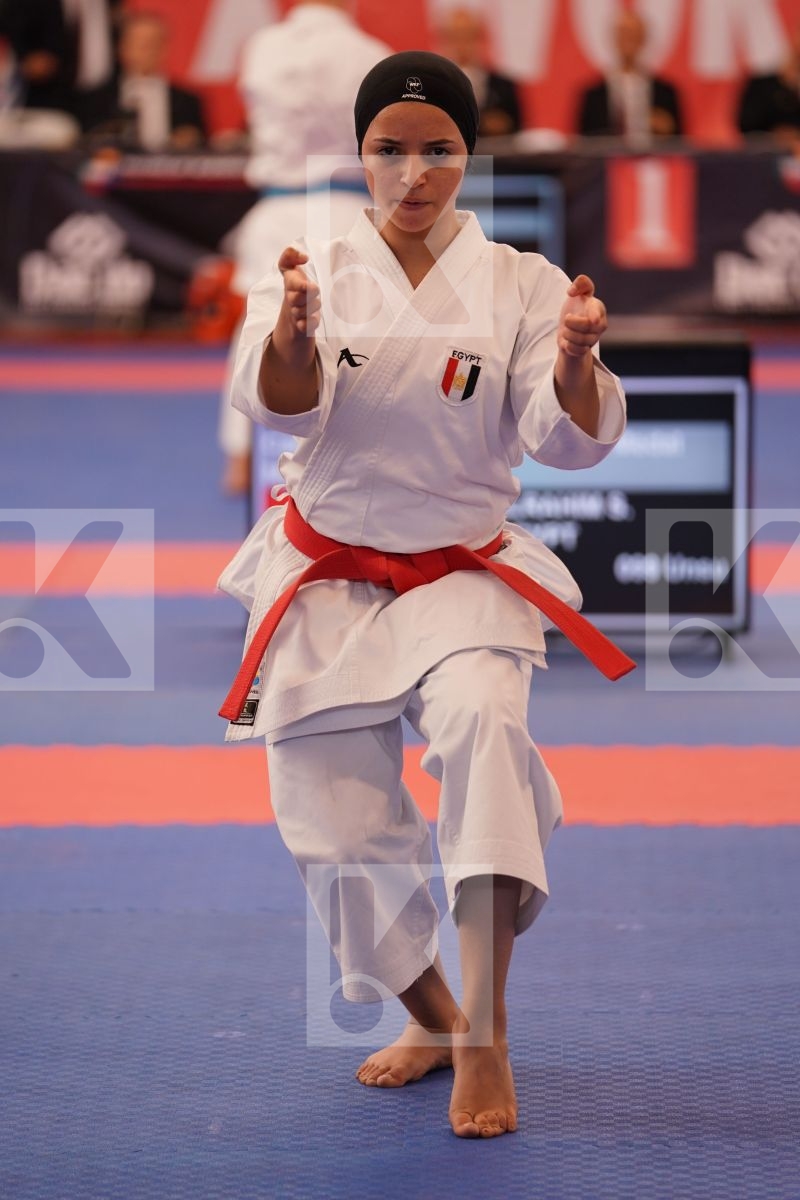 ABDELRAHIM SHAHD (EGYPT) in Cadet Kata Female - Bronze bout