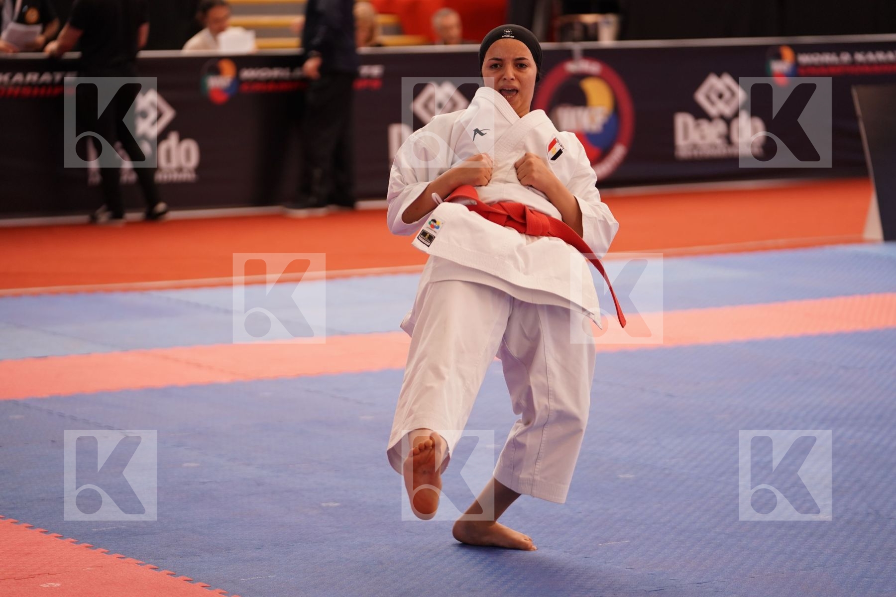 ABDELRAHIM SHAHD (EGYPT) in Cadet Kata Female - Bronze bout