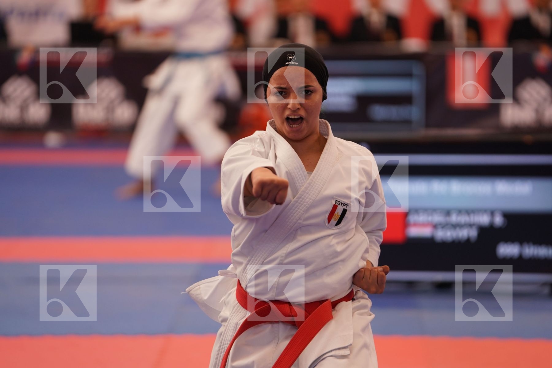 ABDELRAHIM SHAHD (EGYPT) in Cadet Kata Female - Bronze bout