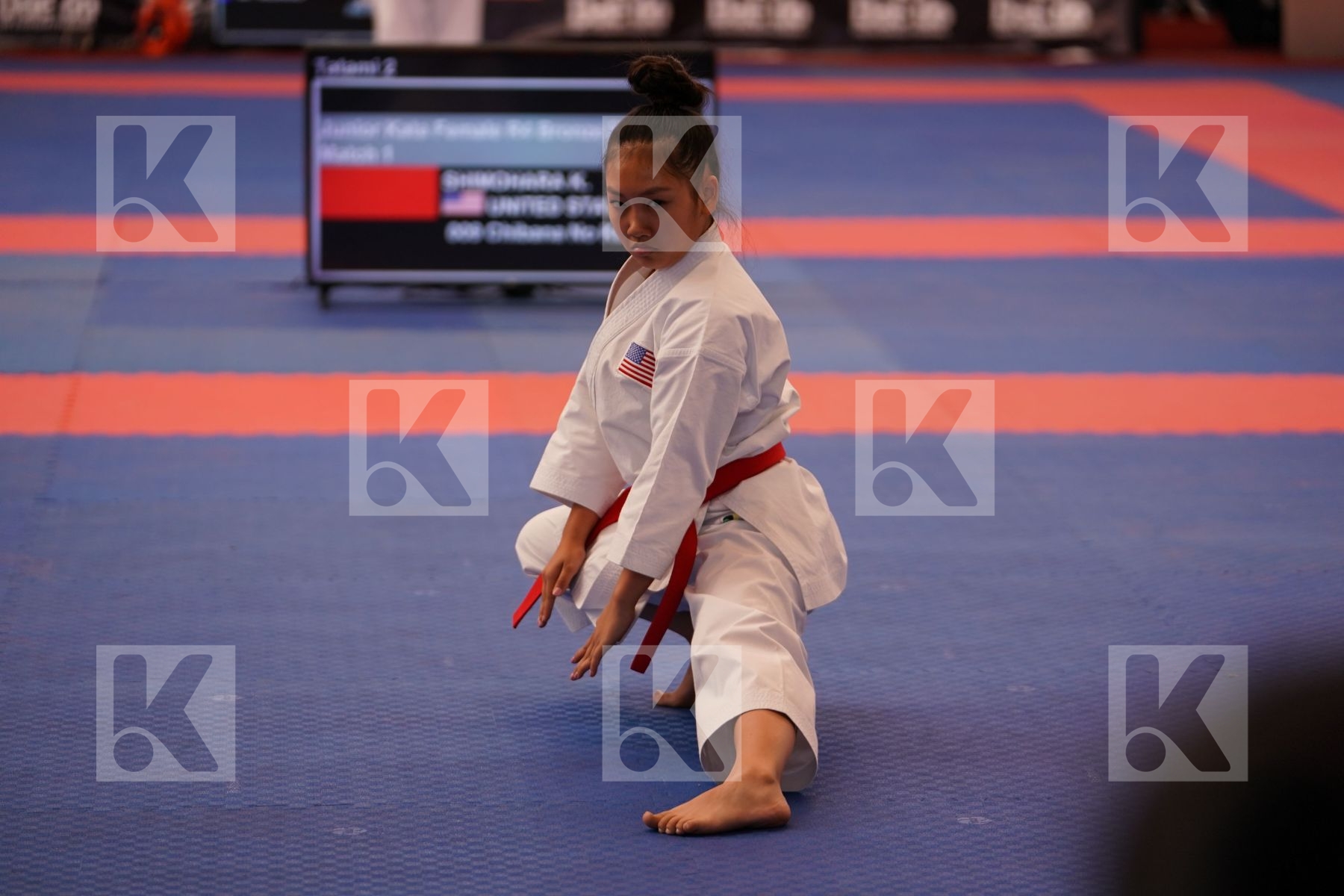 SHIMOHARA KAITLYN (UNITED STATES) in Junior Kata Female - Bronze bout