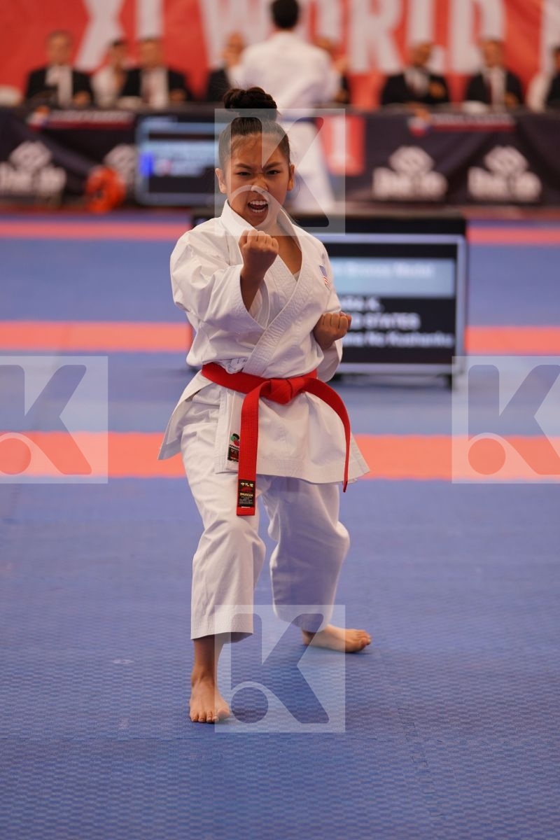 SHIMOHARA KAITLYN (UNITED STATES) in Junior Kata Female - Bronze bout
