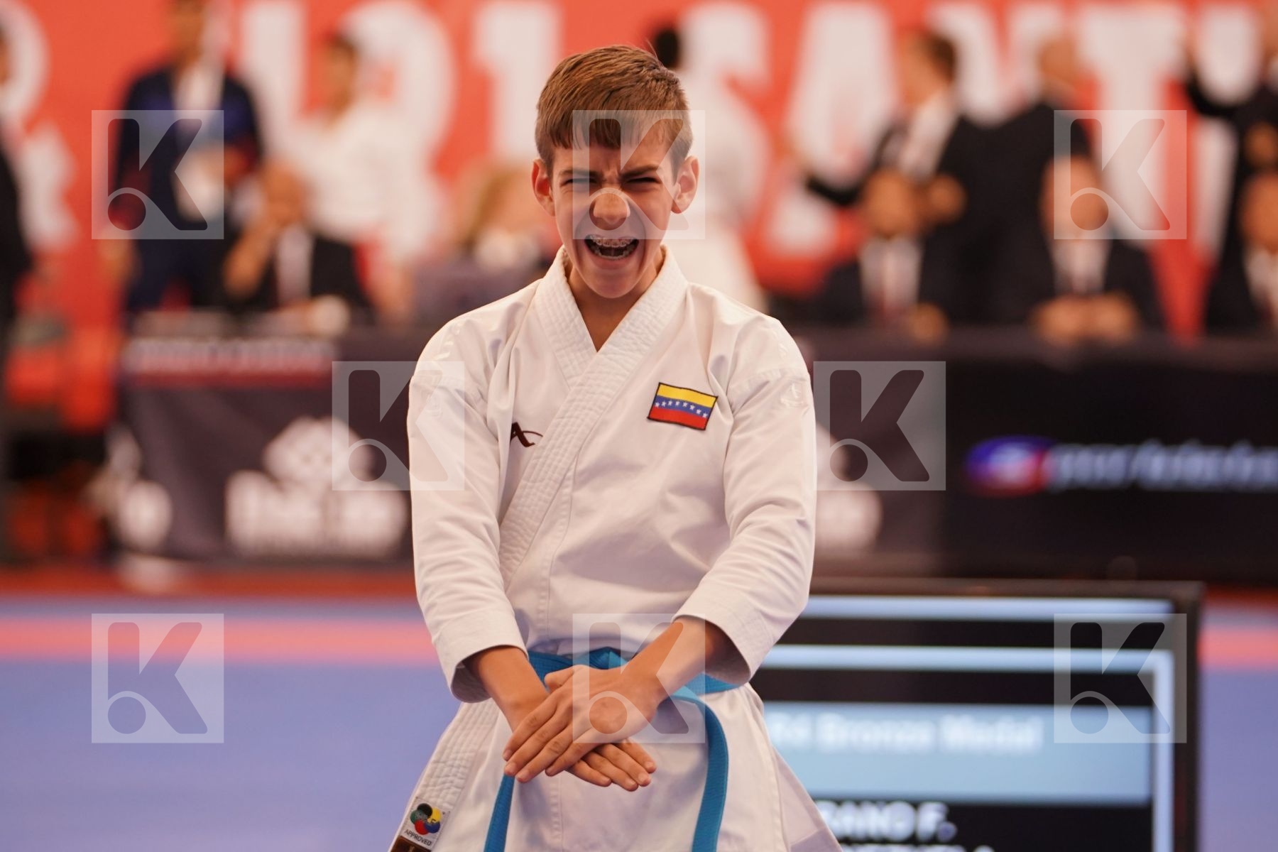 ZAMBRANO FERNANDO (VENEZUELA) in Cadet Kata Male - Bronze bout