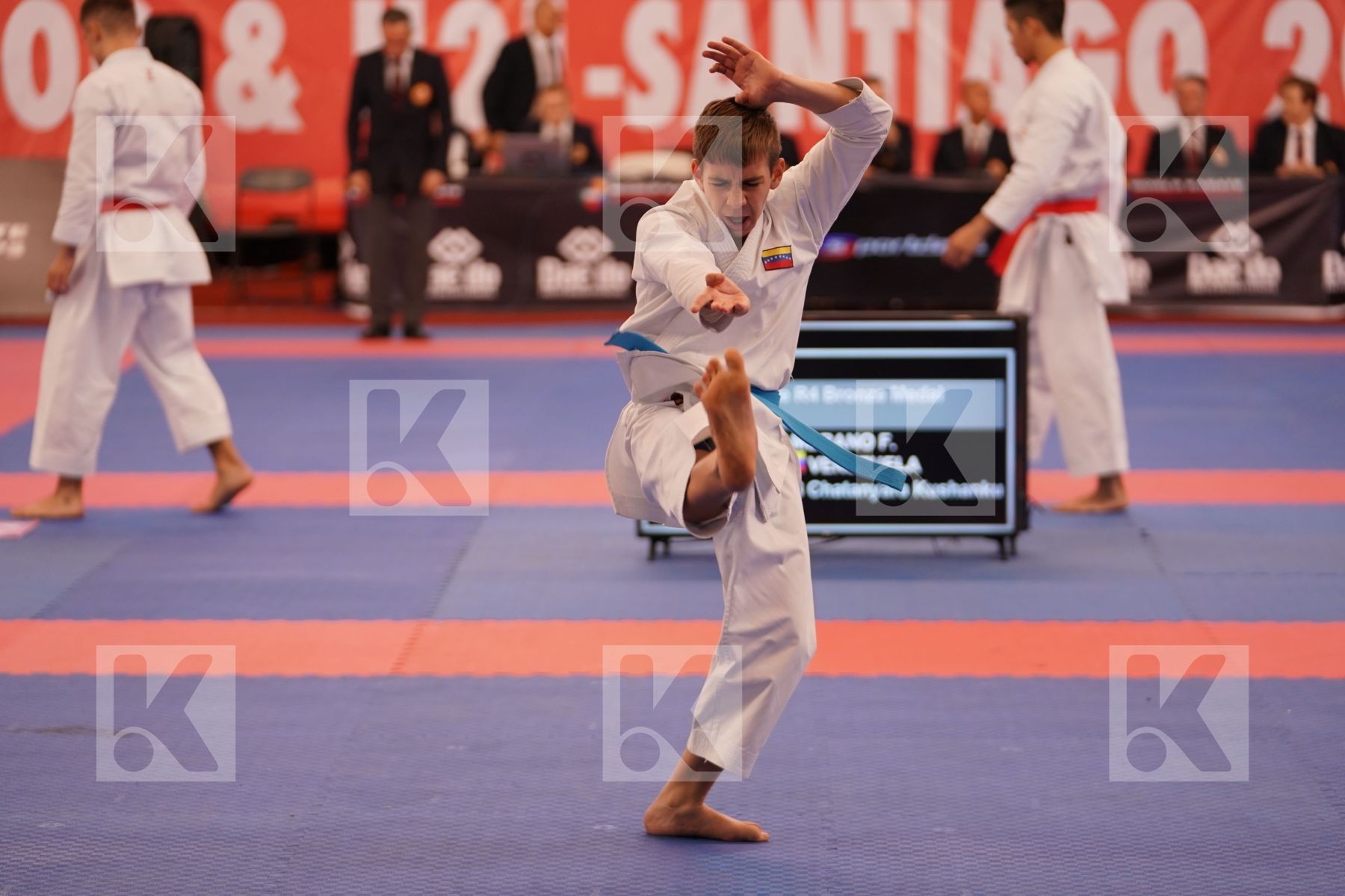 ZAMBRANO FERNANDO (VENEZUELA) in Cadet Kata Male - Bronze bout