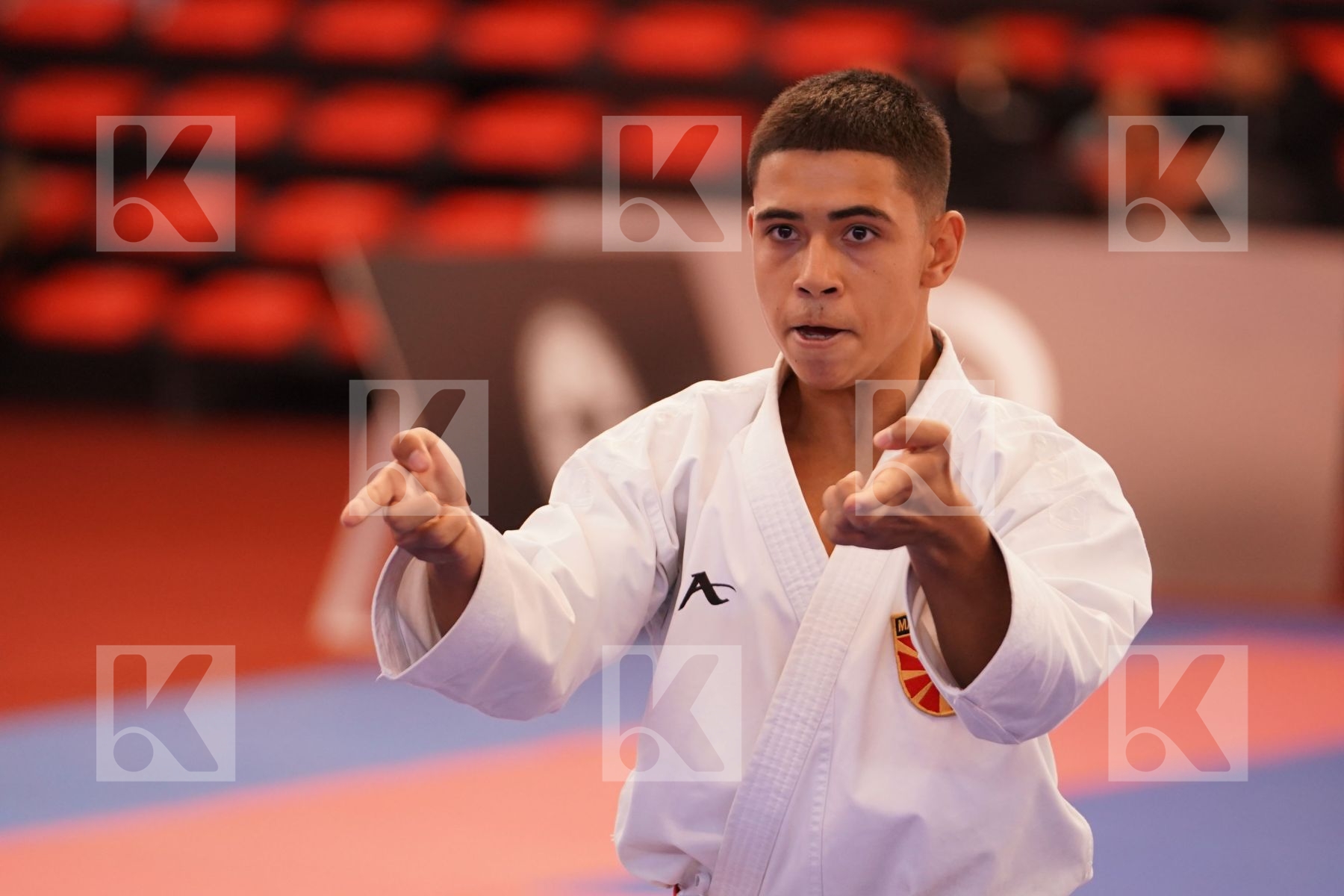 NEDELKOVSKI ALEKSANDAR (NORTH MACEDONIA) in Junior Kata Male - Bronze bout