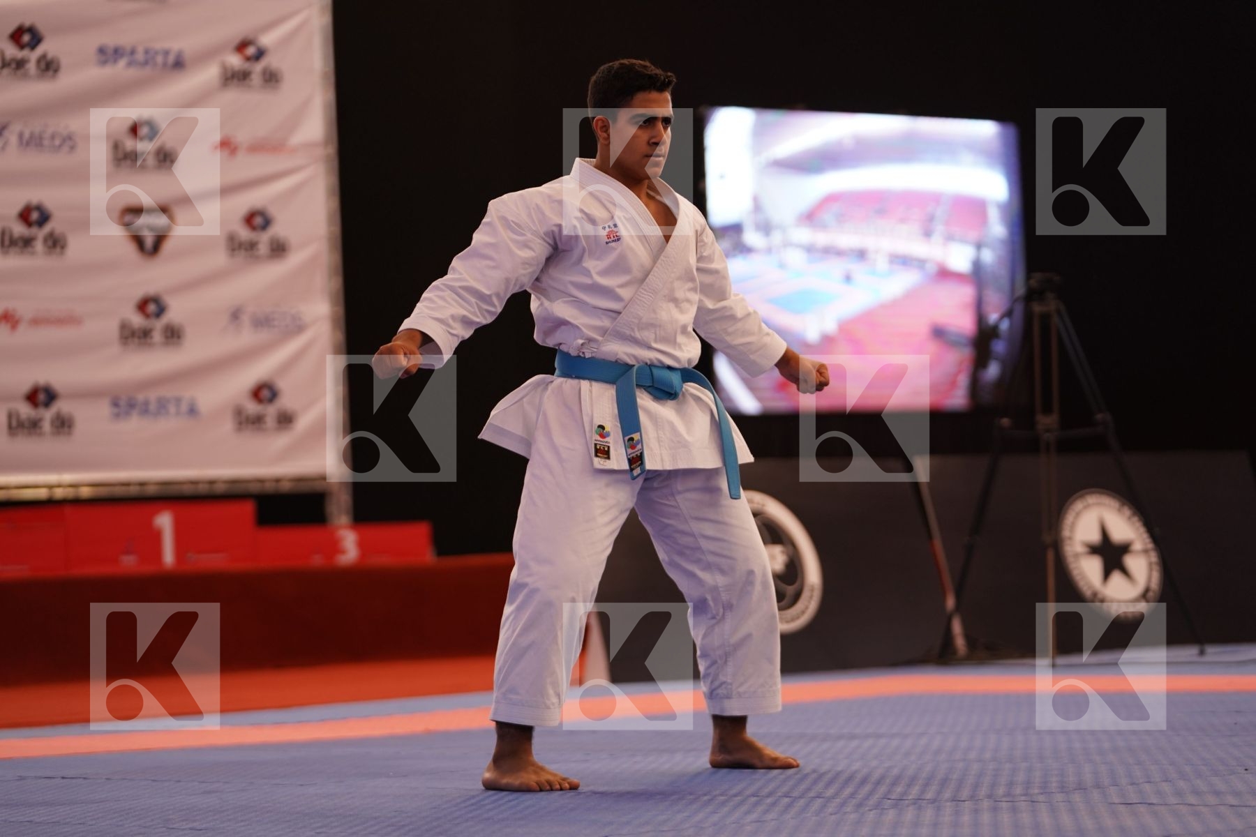 GHALY KARIM WALEED (EGYPT) in Junior Kata Male - Bronze bout