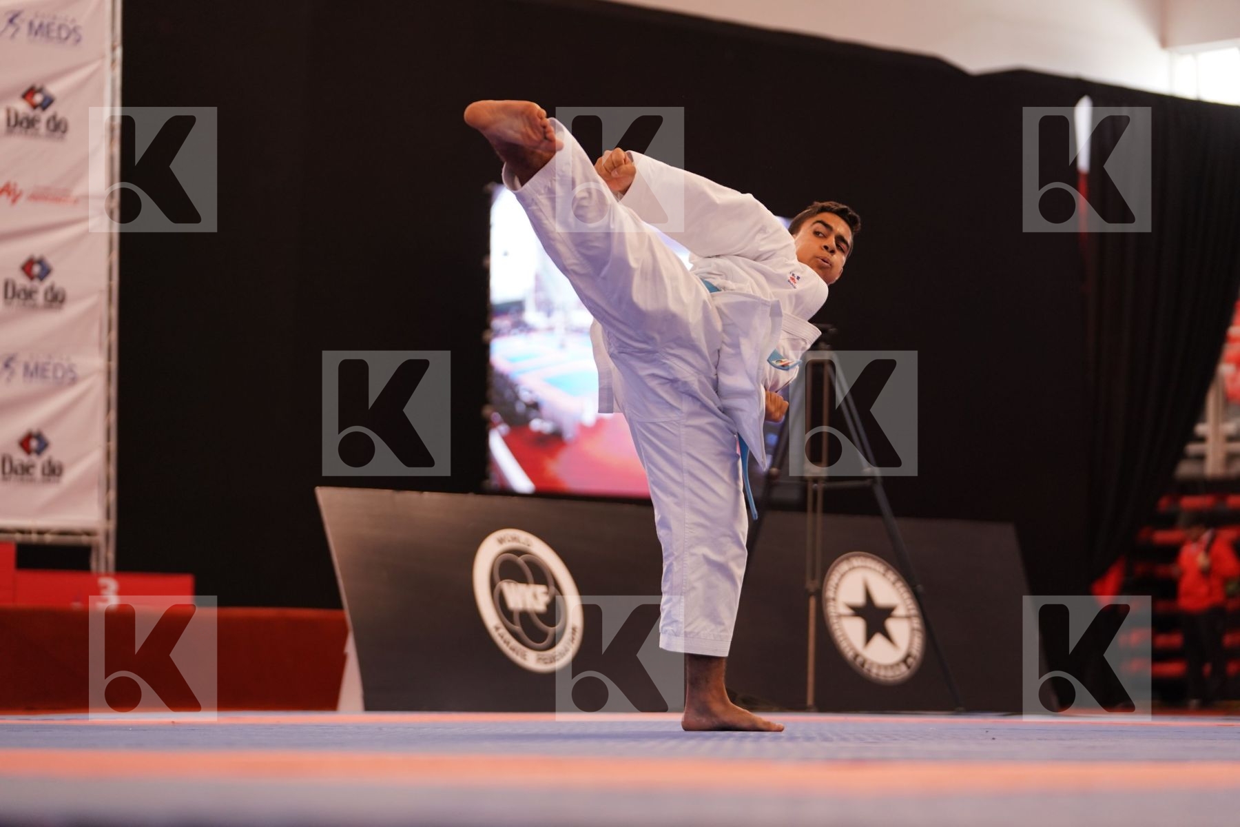 GHALY KARIM WALEED (EGYPT) in Junior Kata Male - Bronze bout