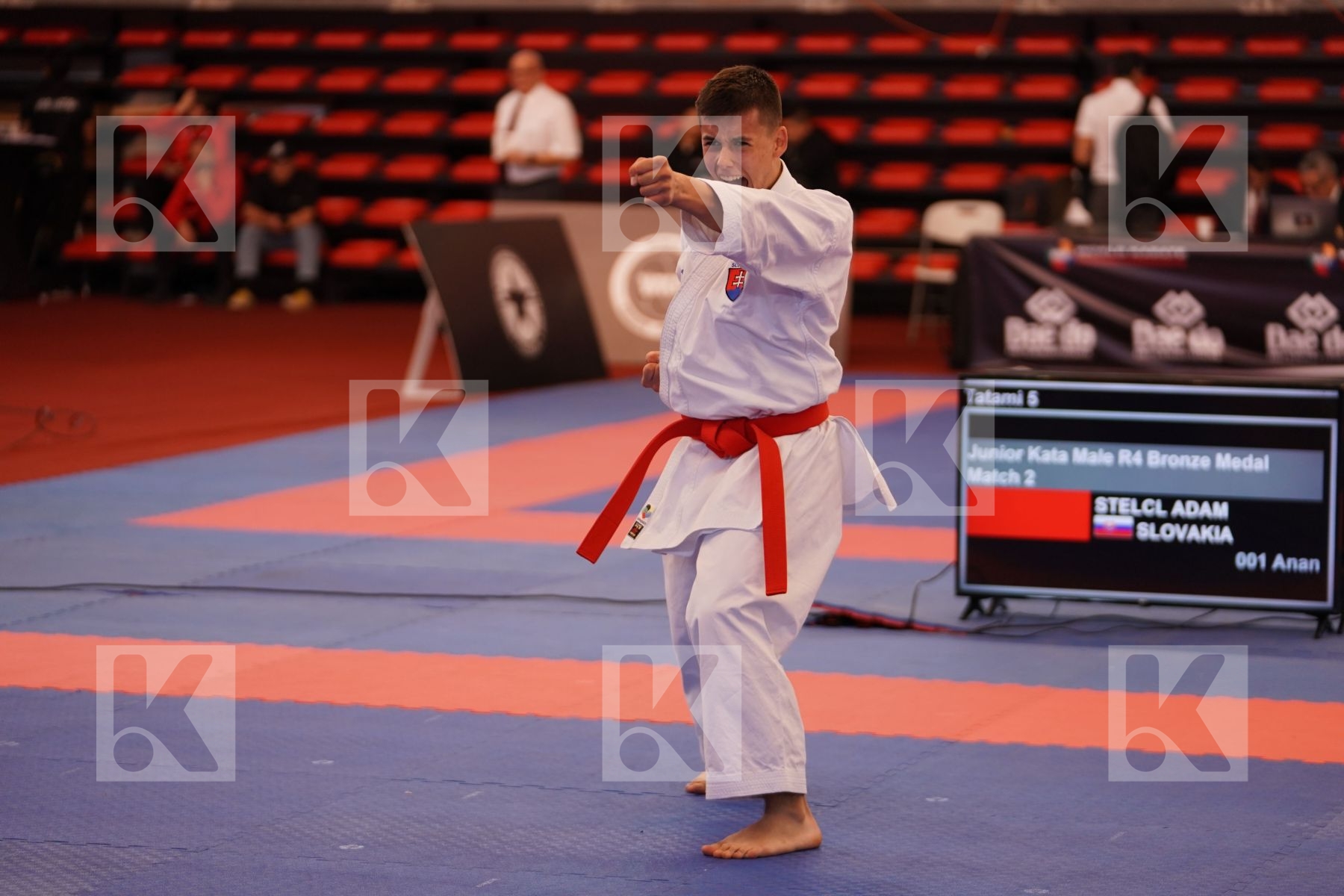 STELCL ADAM (SLOVAKIA) in Junior Kata Male - Bronze bout