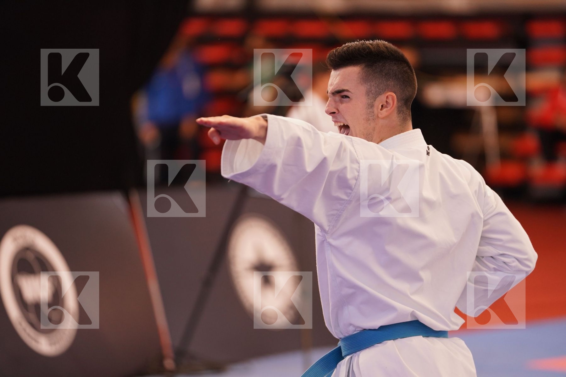 GARCIA CUADRADO OSCAR (SPAIN) in Junior Kata Male - Bronze bout